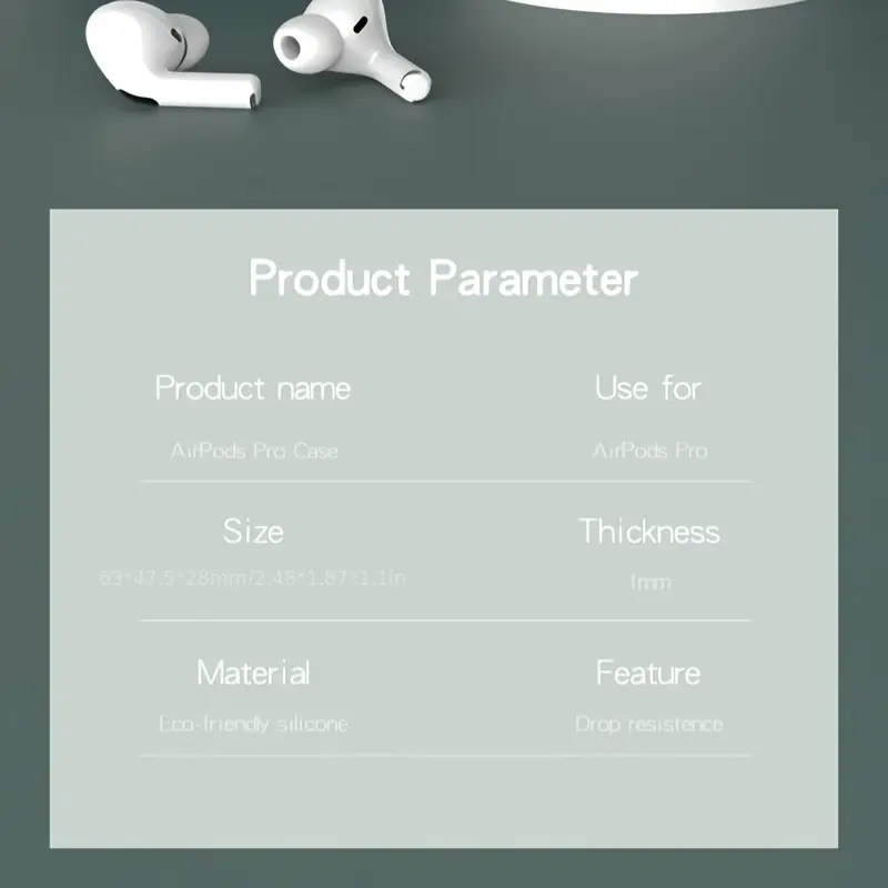 camaras y audio - AirPods Pro, Estuche Protector color Negro 3