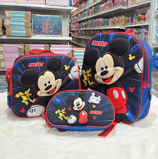carteras y maletas - mochila escolar de minnie mouse 