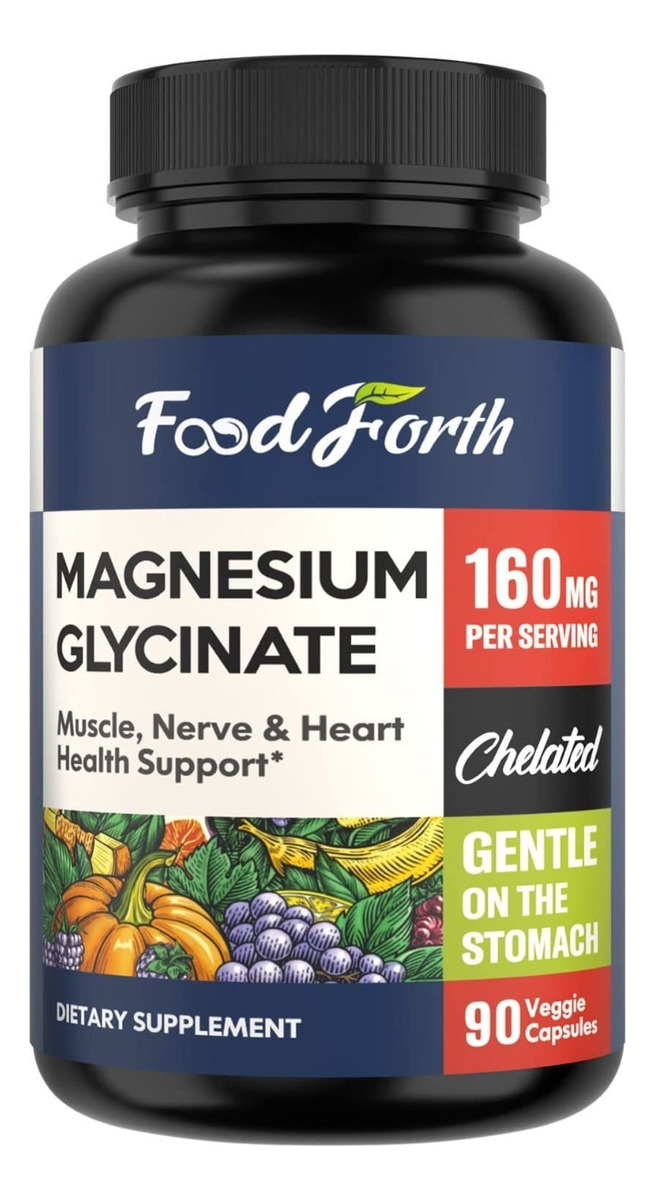 Salud y Equipamiento Médico - Glicinato Magnesio Foodforth - Unidad