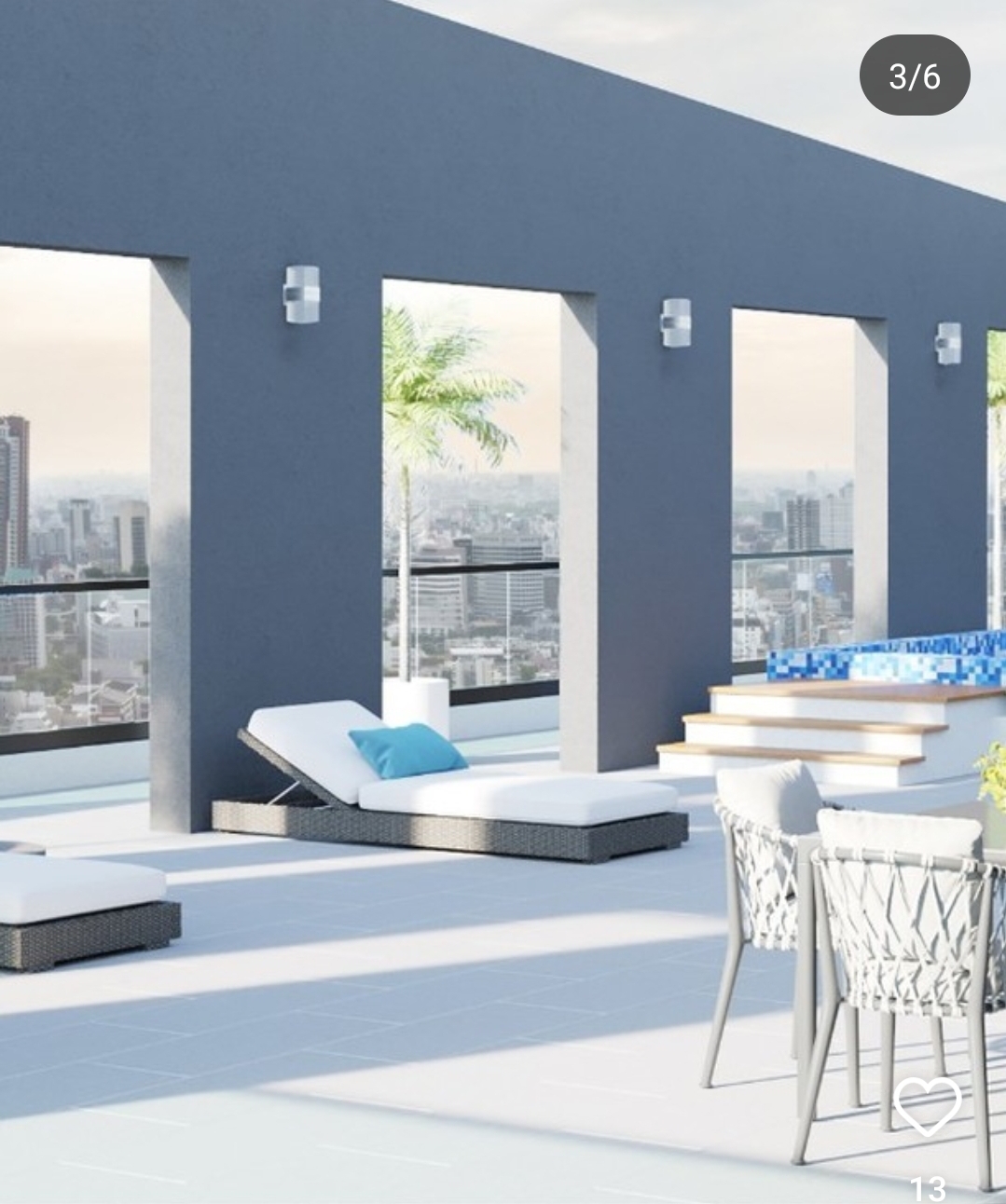 apartamentos - Villa Palmera Naco III. Piso 13. A estrenar 2