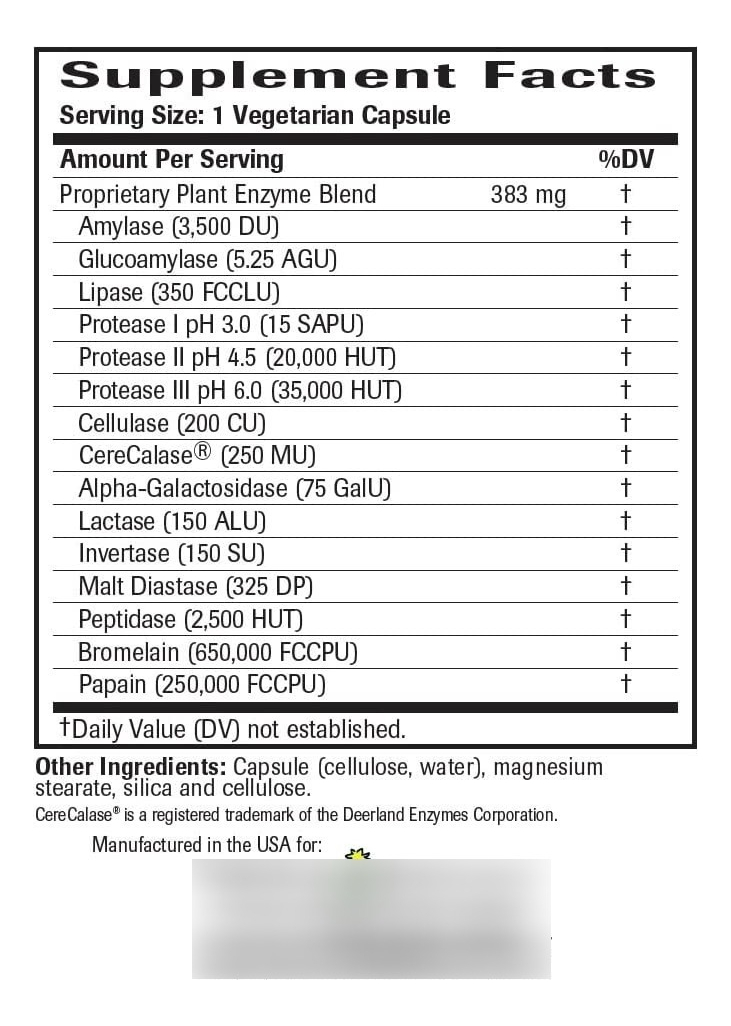 Salud y Equipamiento Médico - Enzimas Digestivas Natural Well 1