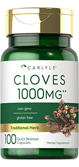 Salud y Equipamiento Médico - Suplemento De Clavo 1000mg 100cap Carlyle 0