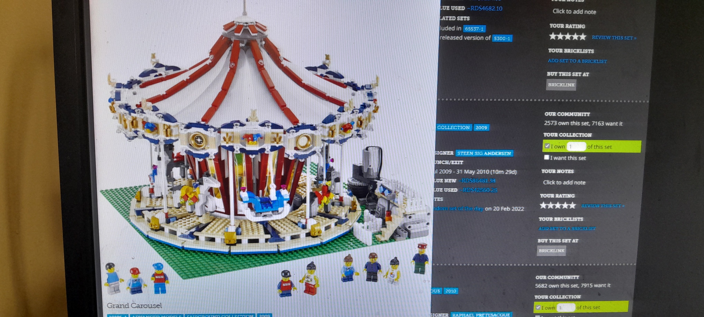 hobby y coleccion - lego 10196 grand carousel     