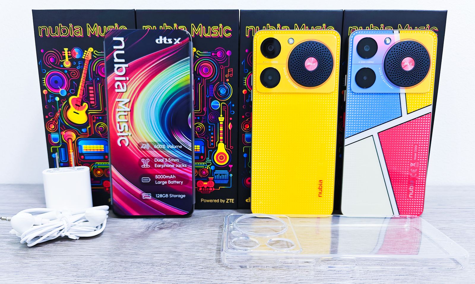 celulares y tabletas - ZTE NUBIA MUSIC DE 128GB NUEVO DE CAJA