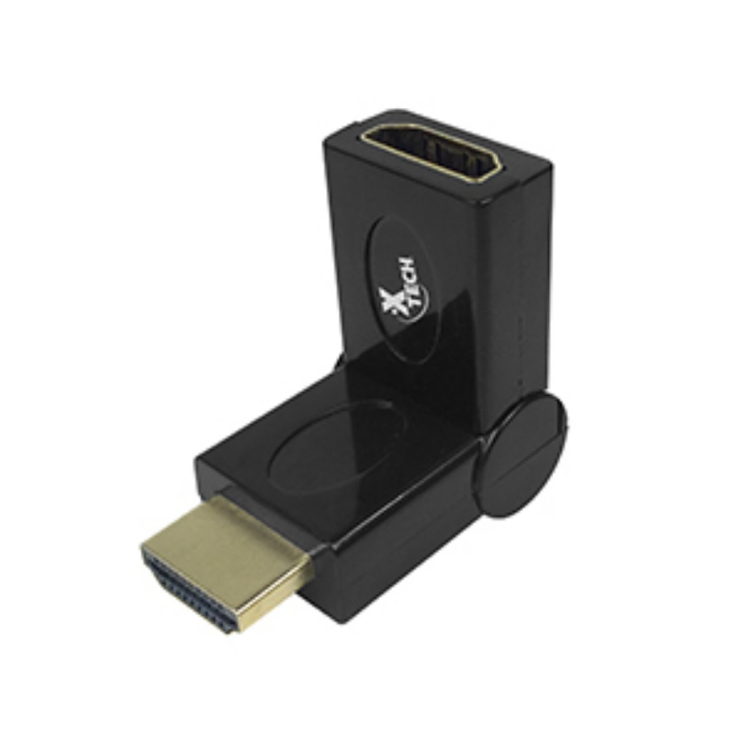computadoras y laptops - ADAPTADOR DE HDMI MACHO A HDMI HEMBRA AJUSTABLE 1080P.  2