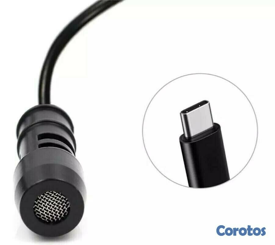 otros electronicos - Micrófono de solapa para teléfono Android USB tipo C obtén una solución rápida  4