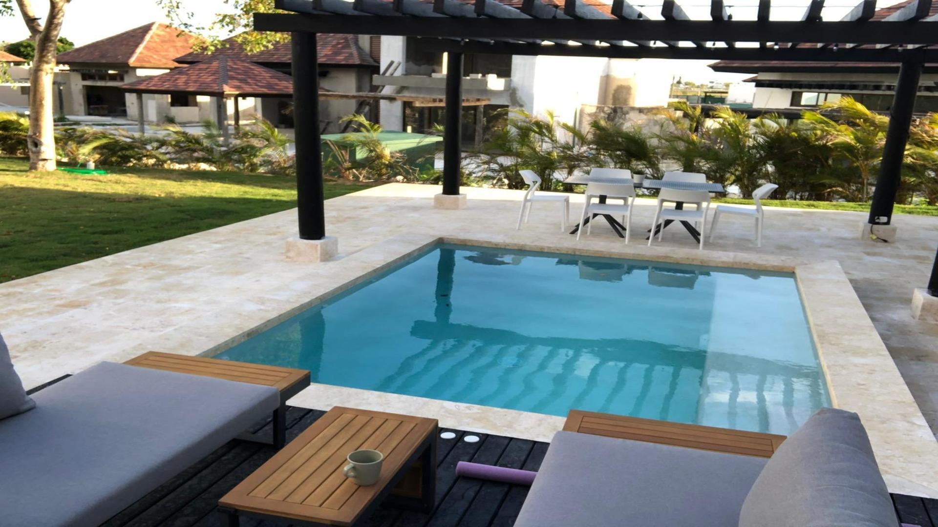 casas vacacionales y villas - Villa disponible para renta a largo y corto plazo en Green Village, Cap Cana 🌴 2