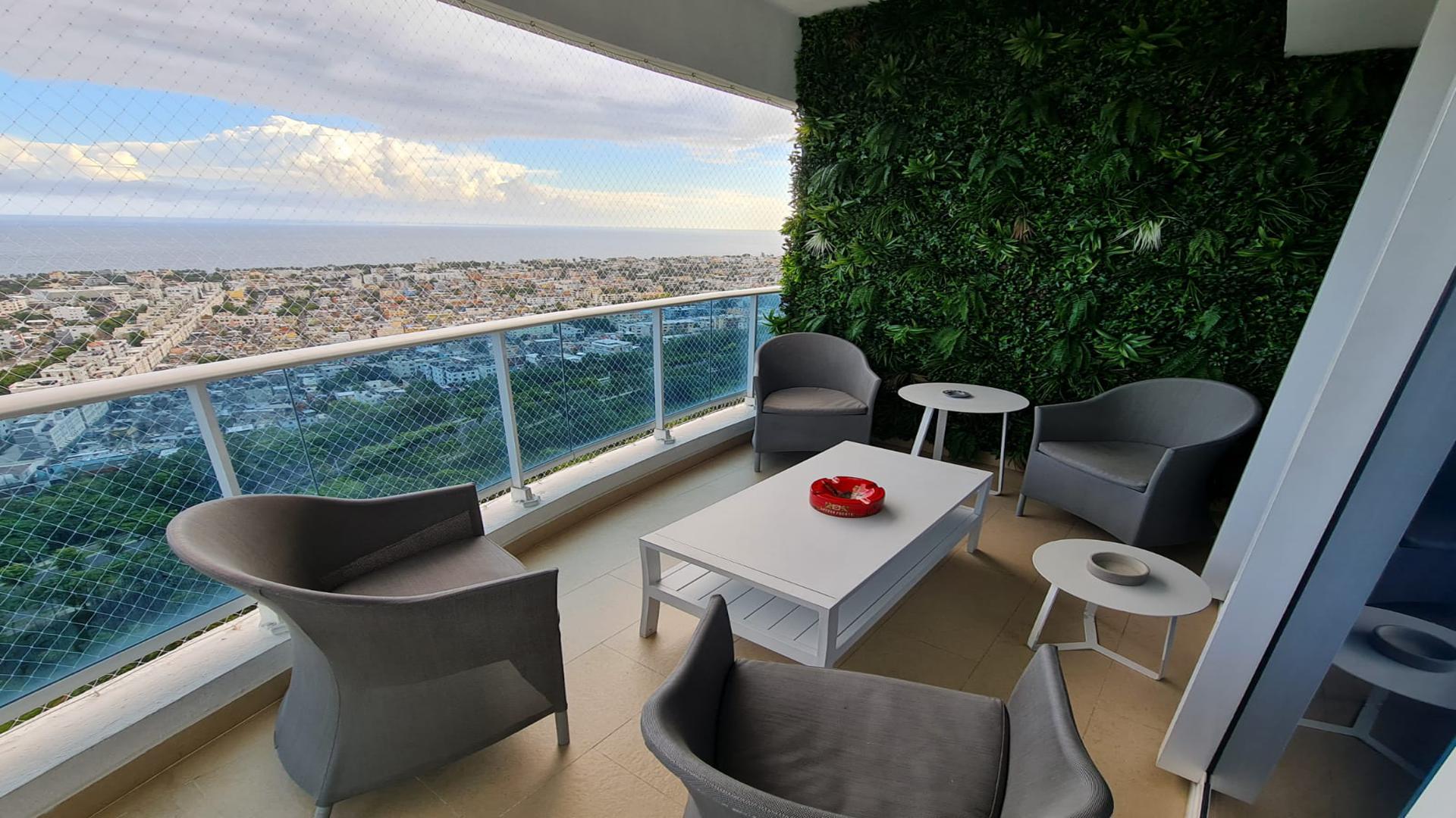 apartamentos - Apartamento amueblado en alquiler en Av. Anacaona 1
