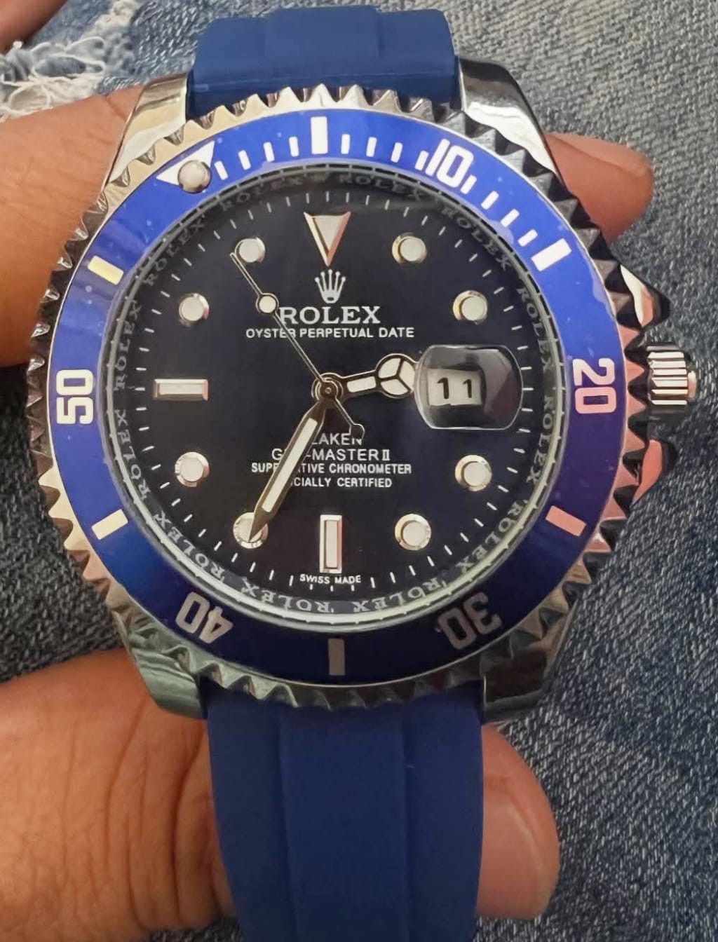 joyas, relojes y accesorios - Reloj  Submariner Pulsera silicona cuarzo 0