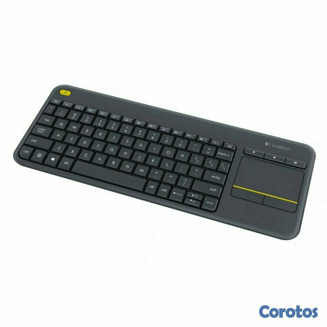 computadoras y laptops - TTECLADO Y TOUCHPAD LOGITECH K400 PLUS USB WIRELESS RECEIVER 2.4GHZ WIRELESS, ES 2