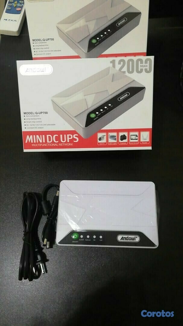 accesorios para electronica - Mini UPS DC: Respaldo fiable para CCTV, routers  3