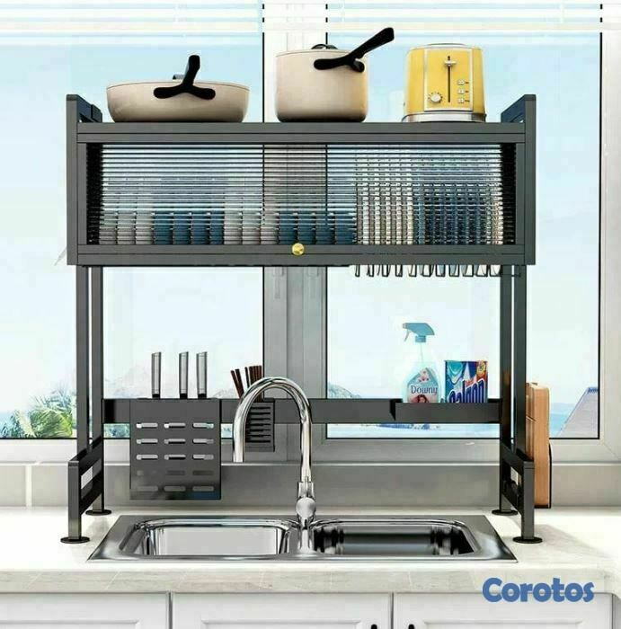 cocina - Escurridor de platos con tapa 2