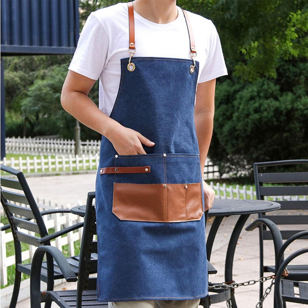 herramientas, jardines y exterior - Delantal de herramientas para hombres con bolsillos, chef, jardinero, herrero.