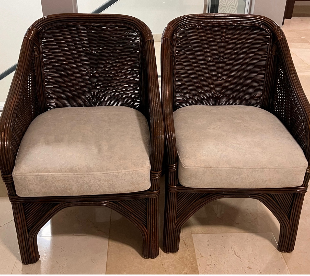 muebles y colchones - BUTACAS EN RATAN 1
