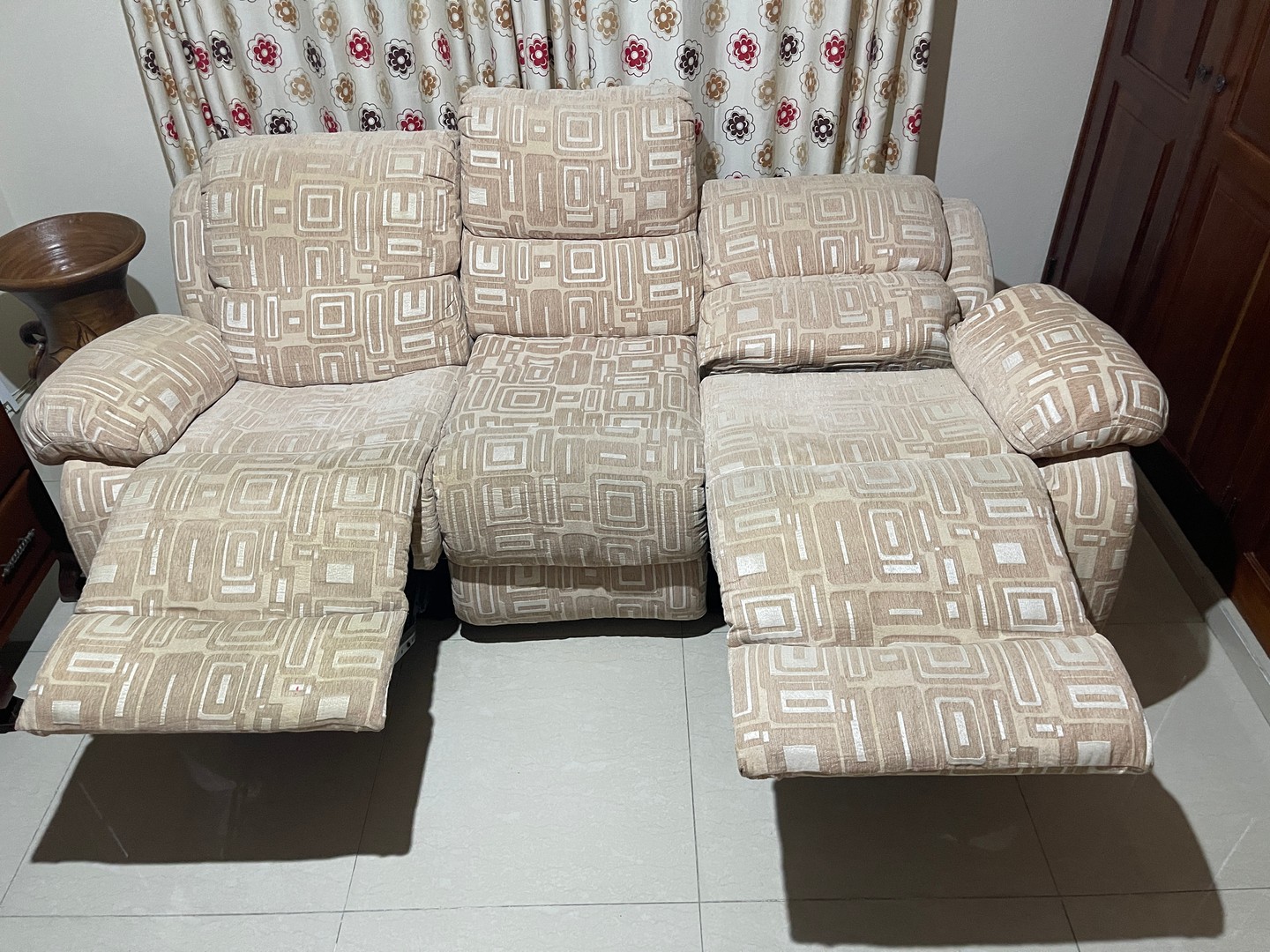 muebles y colchones - Sofa reclinable 2 + 1 1