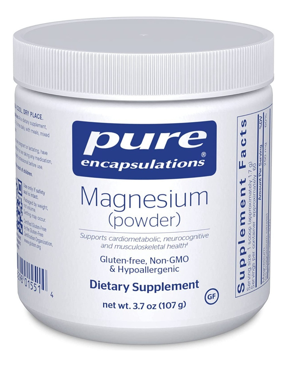 Salud y Equipamiento Médico - Magnesio 250 Mg Pure Encapsulation