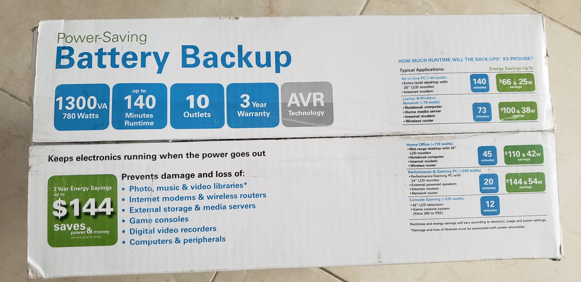 plantas e inversores - APC Backup     2 batteries     nuevo.  En caja. 0