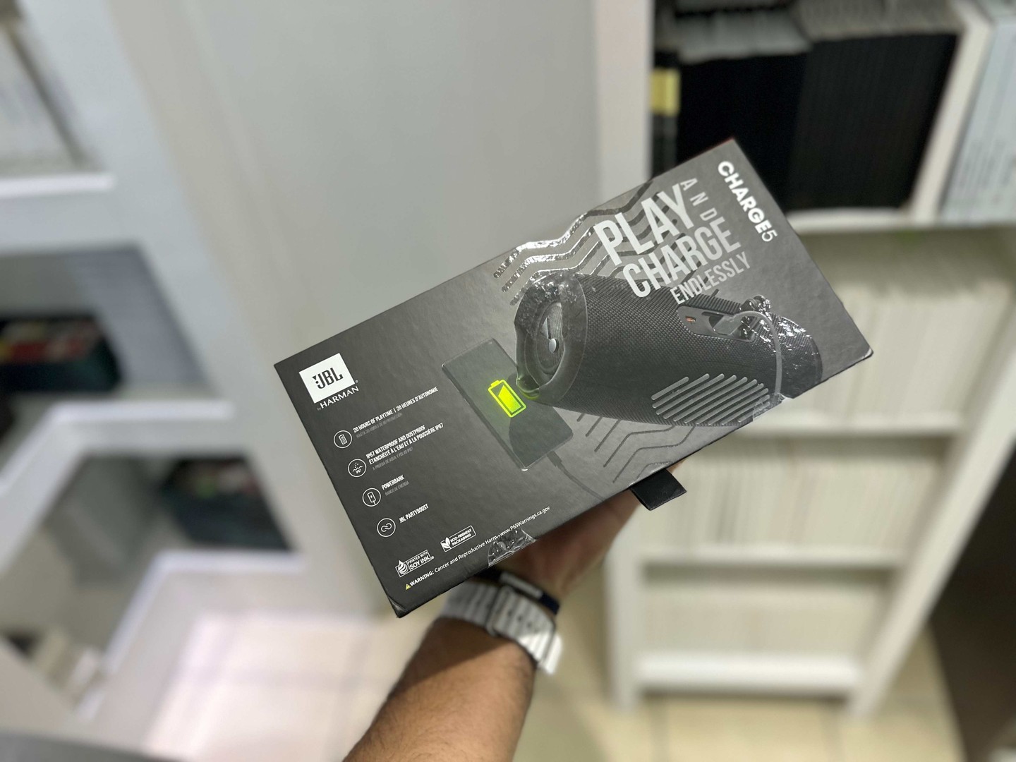 camaras y audio - Bocina JBL Charge 5 Negras Nuevas Selladas, 100% Originales, RD$ 10,000 NEG
 1