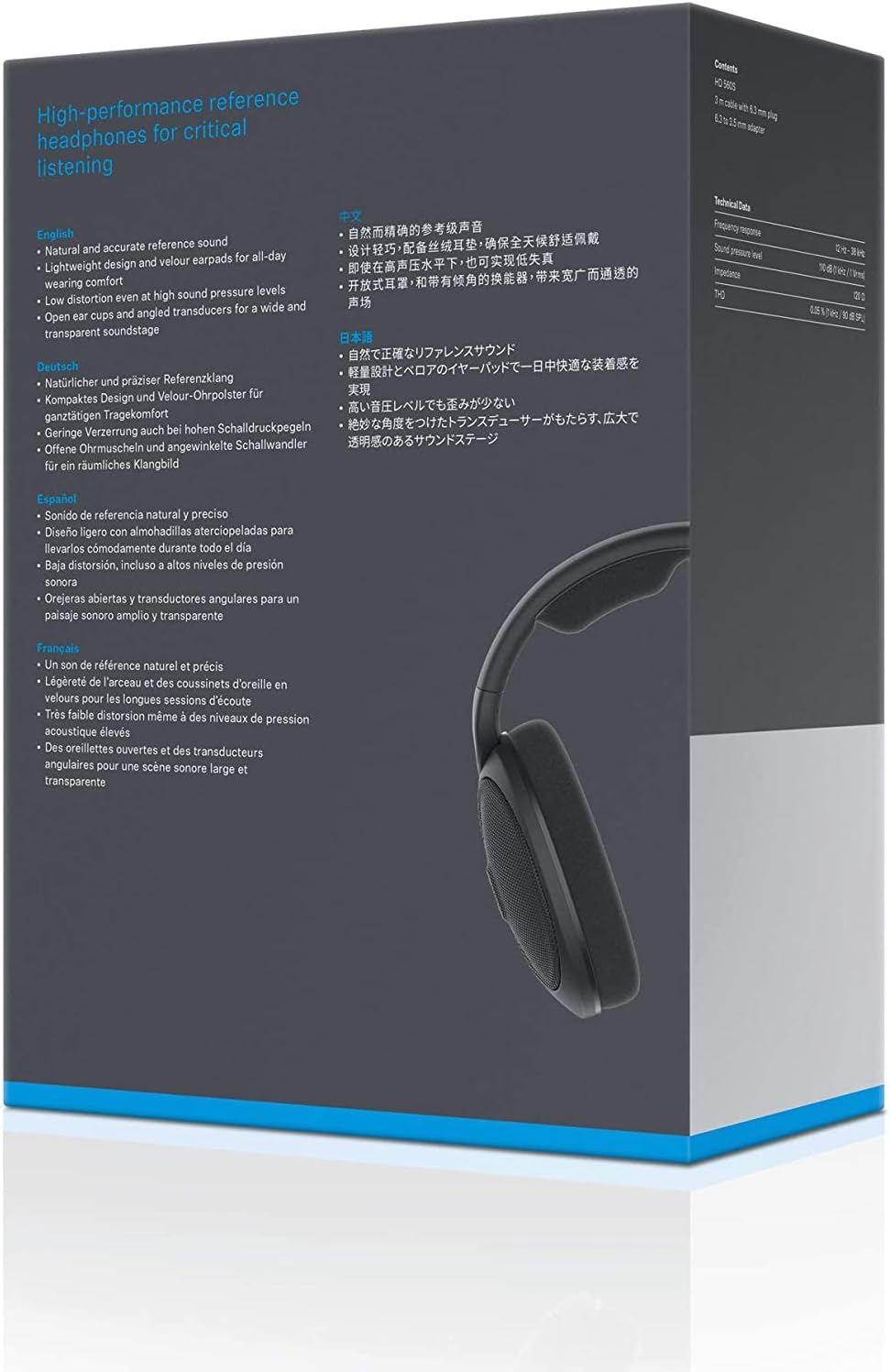 camaras y audio - Sennheiser HD 560s Auriculares Ovear Ear Open back 8