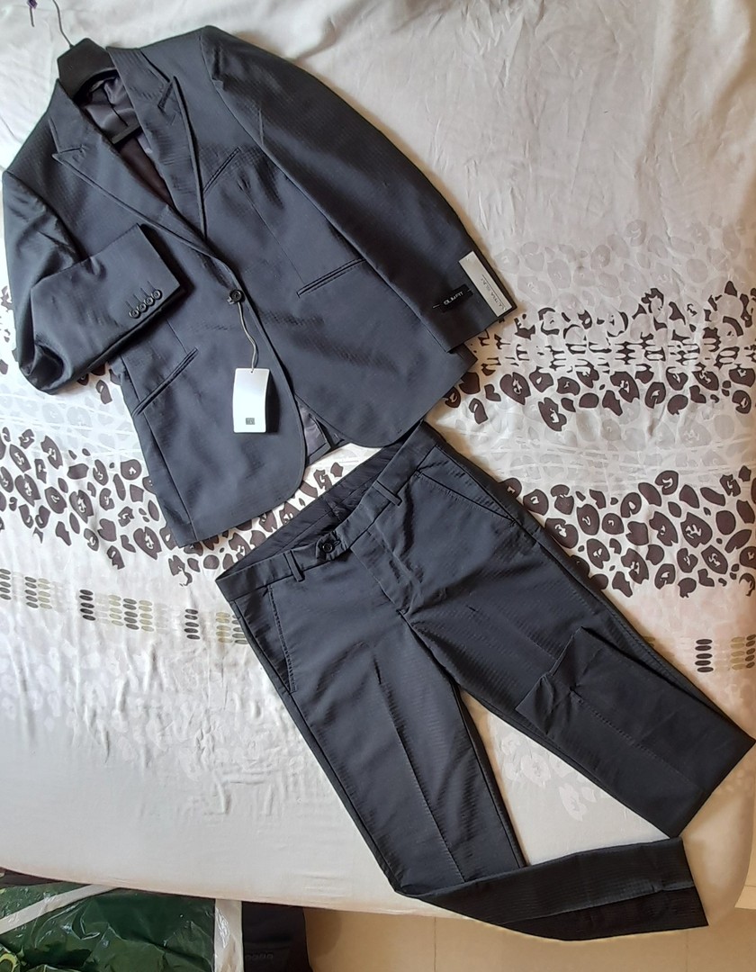 ropa para hombre - Traje Gris oscuro - Nuevo Talla 32R 3