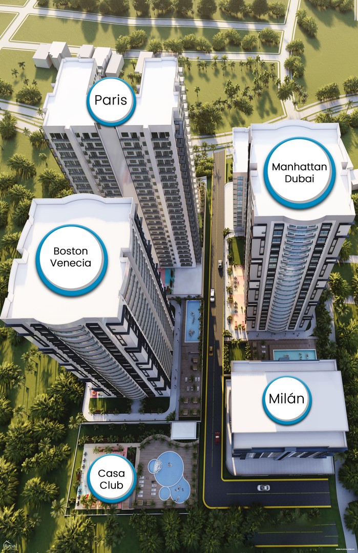 apartamentos - lujosos y modernos aptos de 1,2 y 3 habitaciones en Country Kapital Residences 9