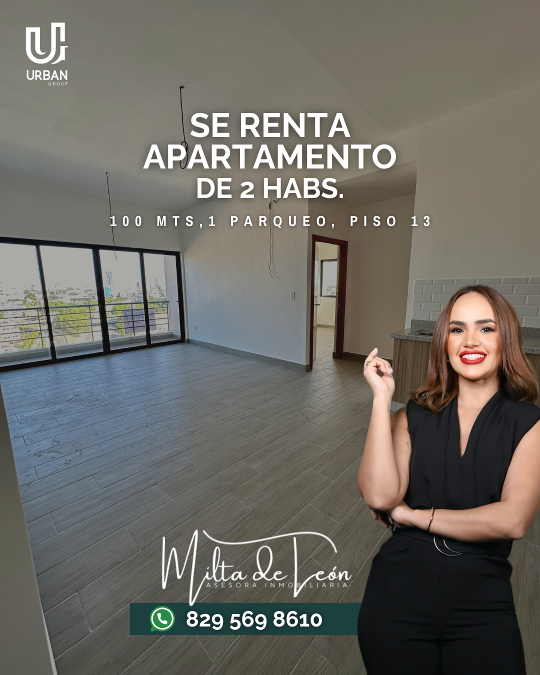apartamentos - Rento Apartamento en Paseo 27 de 2 habitaciones  0