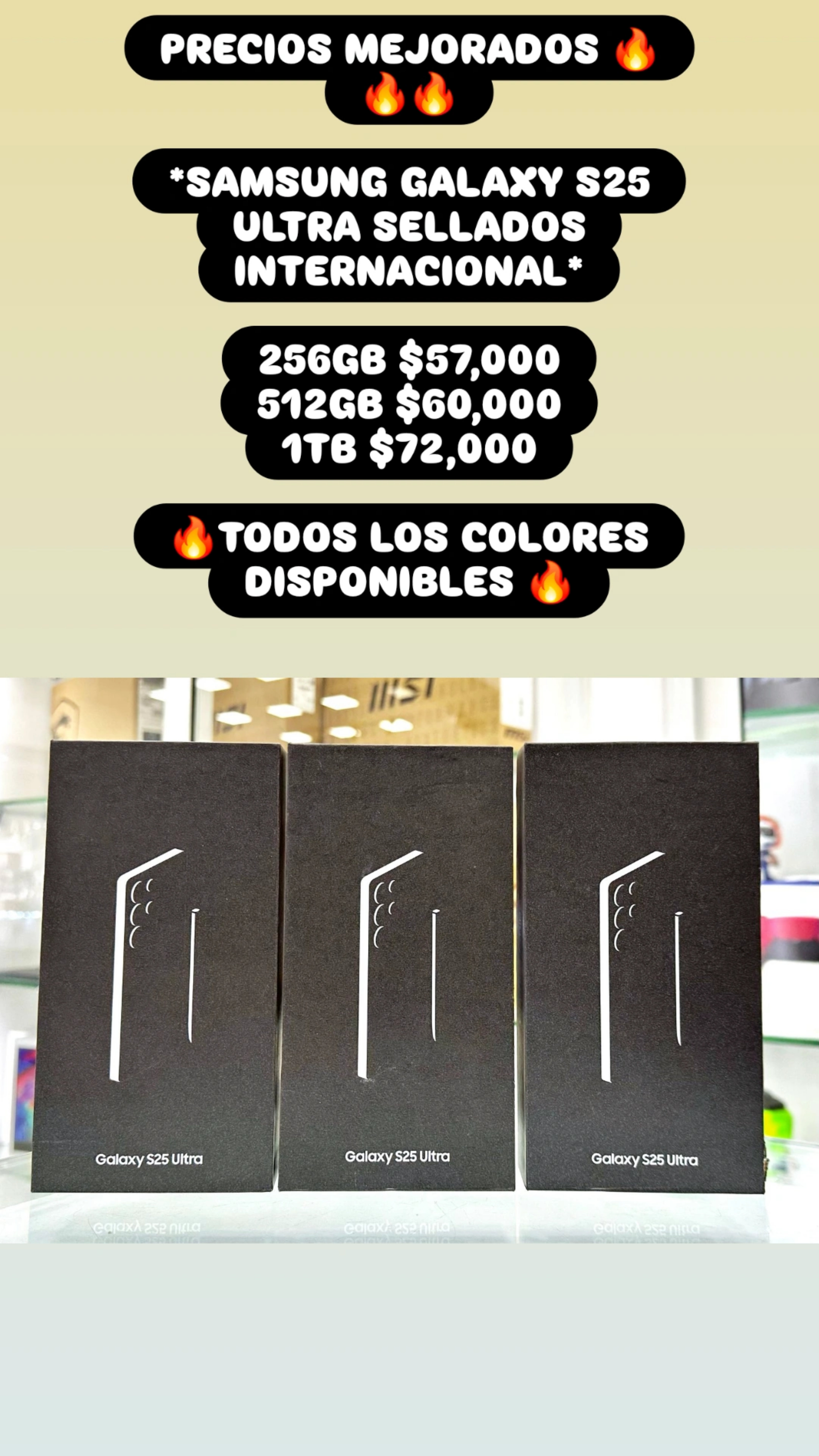 celulares y tabletas - Samsung s25 ultra 256GB  0
