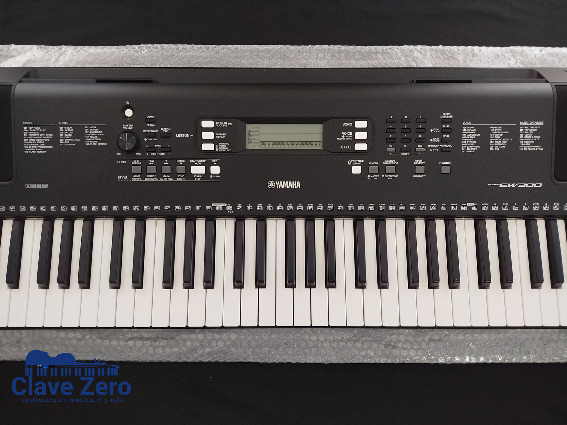 instrumentos musicales - PIANO YAMAHA PSR EW300 6 OCTAVAS !!COMO NUEVO!! 1