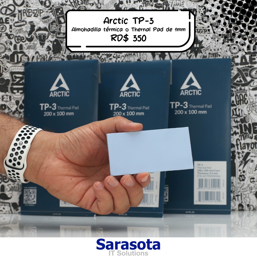 computadoras y laptops - Thermal Pad Arctic TP-3 de 1mm en 350 1