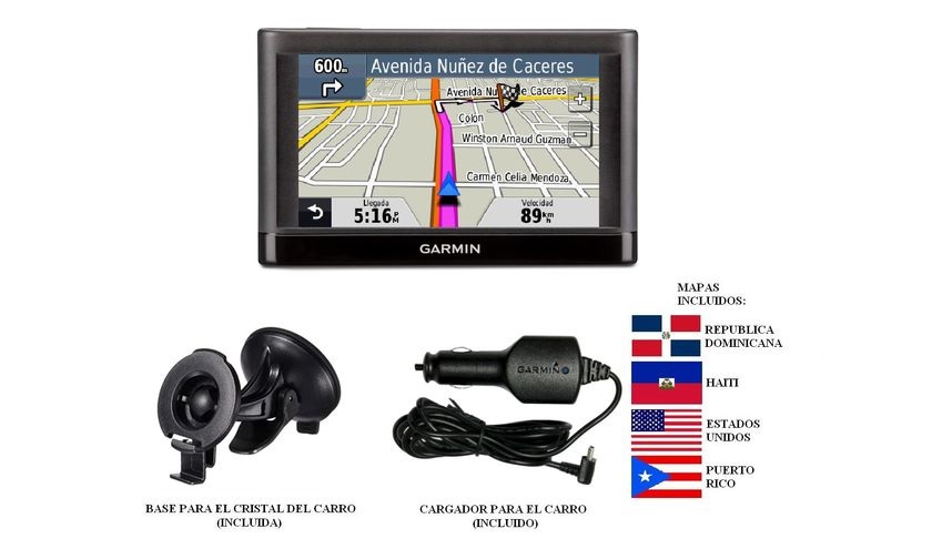 otros electronicos - GPS Navegador Garmin Nuvi Con Mapa RD, Haiti, USA  0