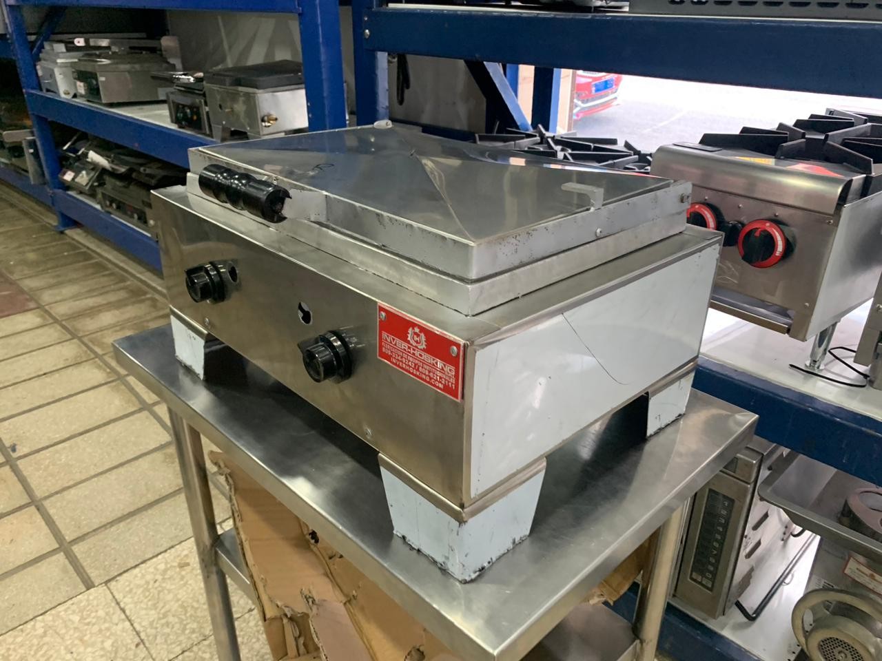 equipos profesionales - Tostadora a Gas en Acero Inoxidable  2