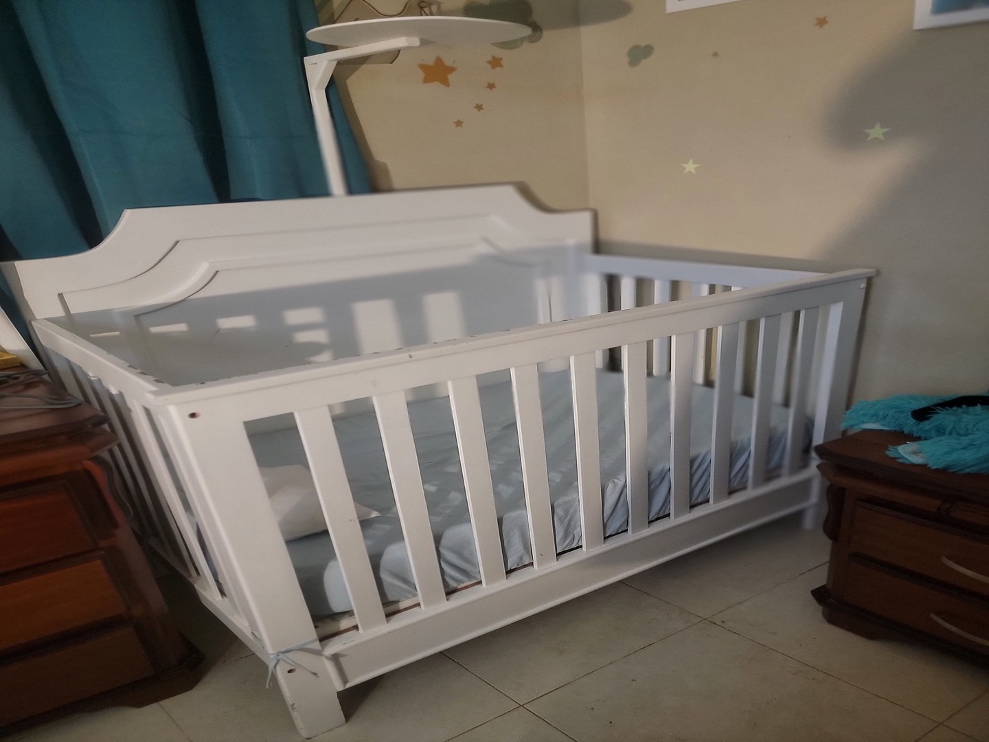 muebles - Cuna con su  cambiador como nueva  4