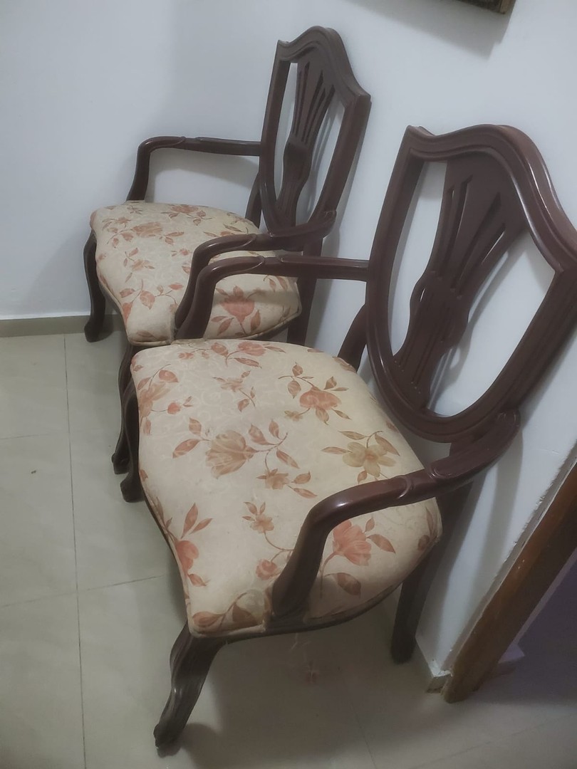 muebles y colchones - Dos Butacas en caoba 5