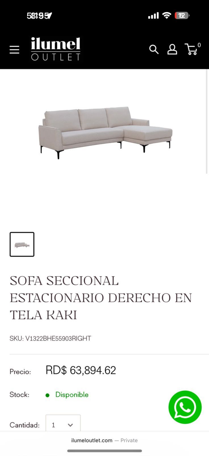 muebles y colchones - VENDO SOFA SECCIONAL MUEBLE SALA  1