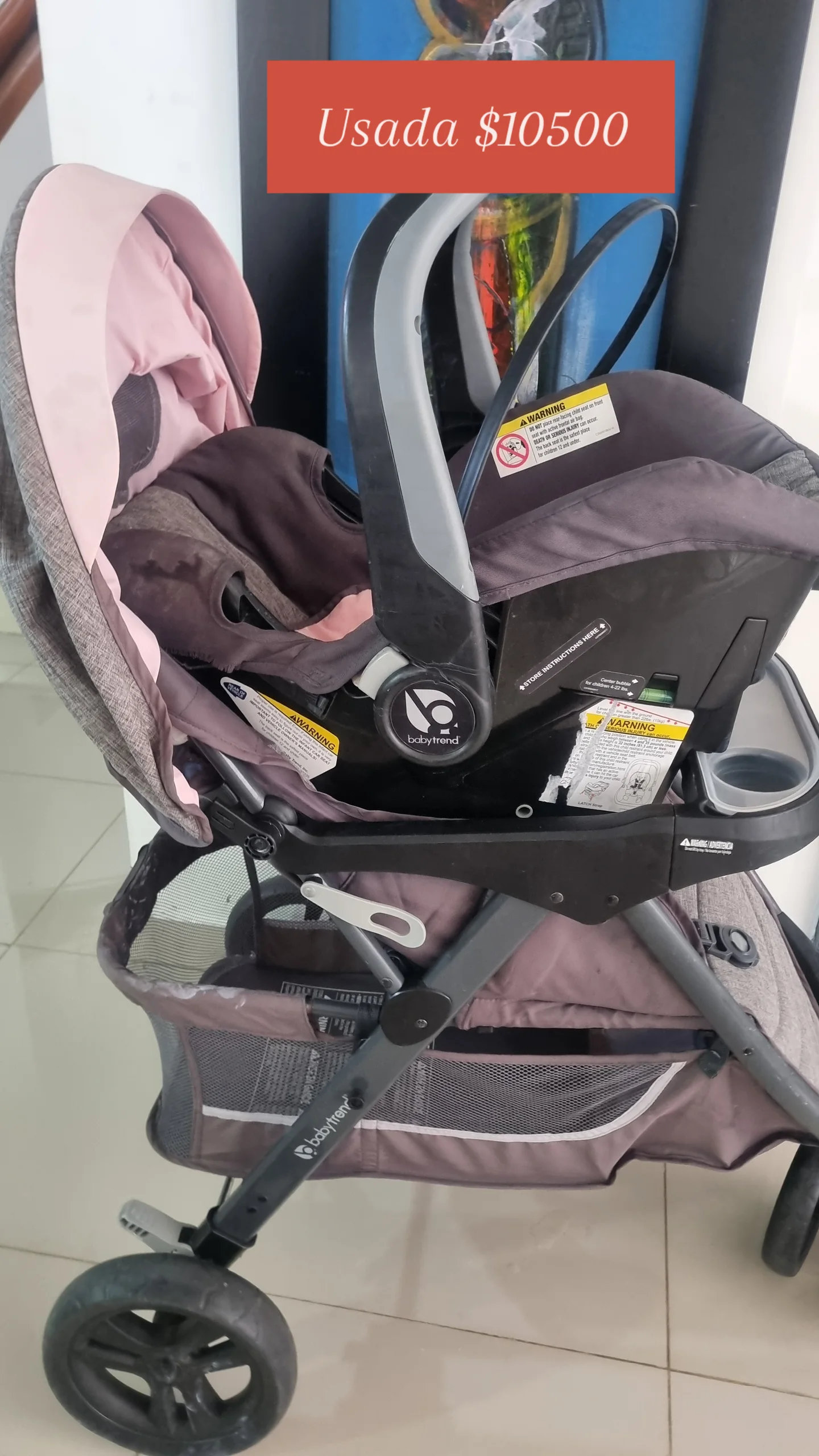 coches y sillas - coche con silla de carro 4