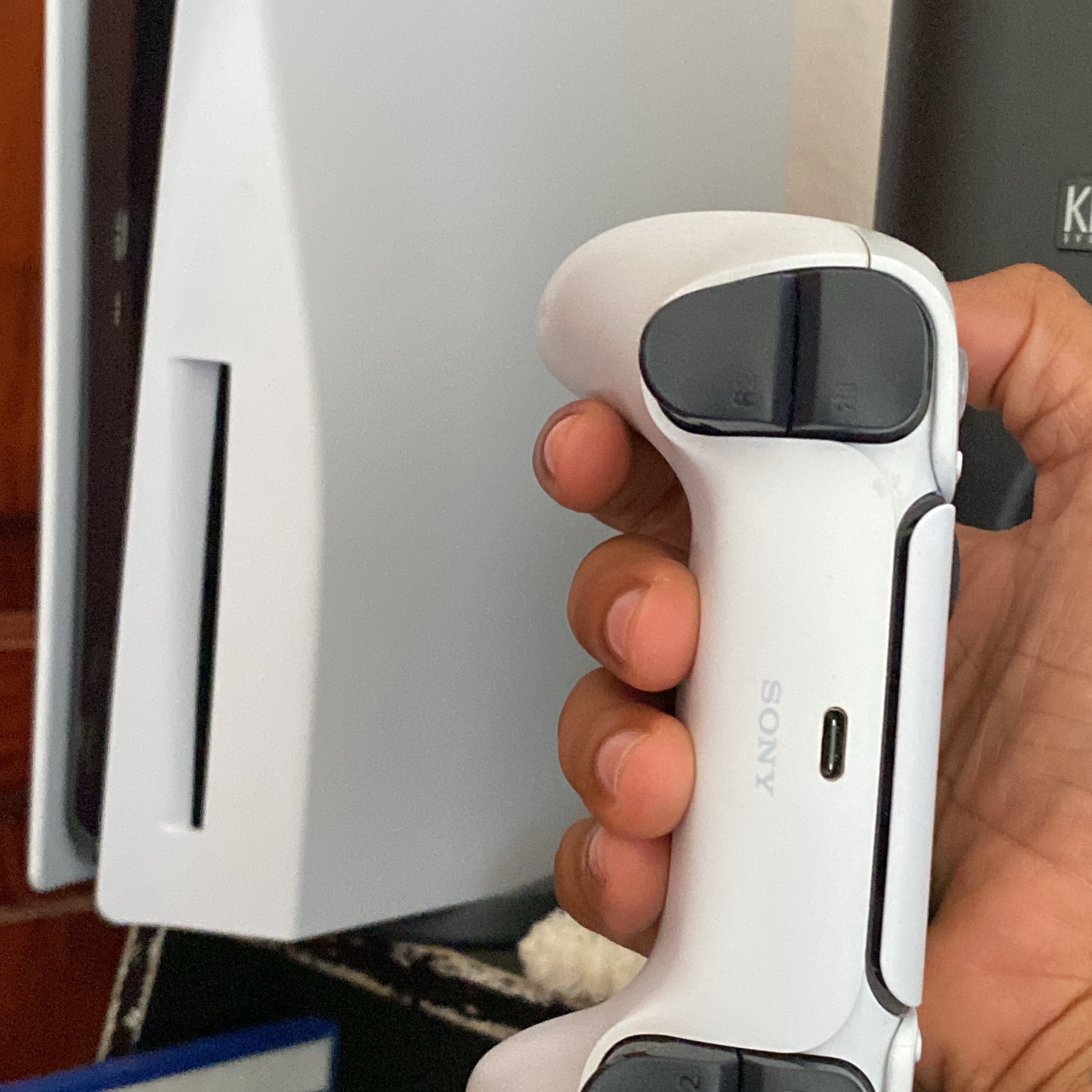 consolas y videojuegos - ps5 fat 825gb como nuevo  0