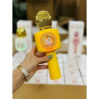 juguetes - Microfono karaoke bluetooth con altavoz integrado recargable inalambrico 5