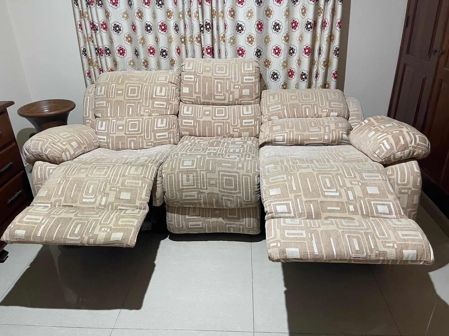 muebles y colchones - Sofa reclinable 2 + 1 2