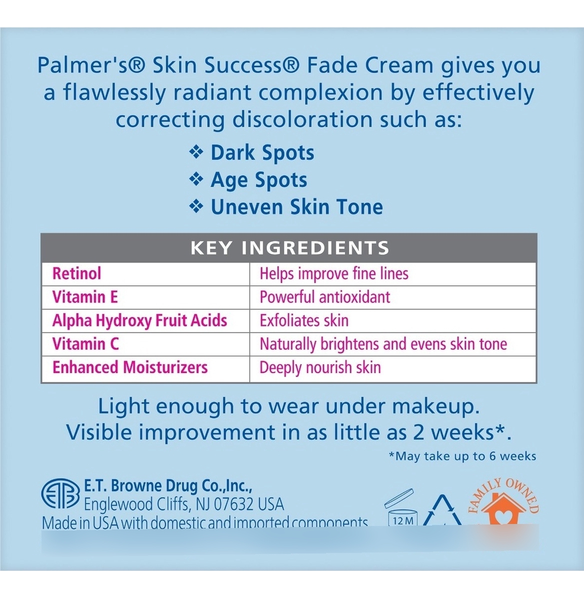 Salud y Equipamiento Médico - Crema Palmers Anti-manchas Oscuras 7