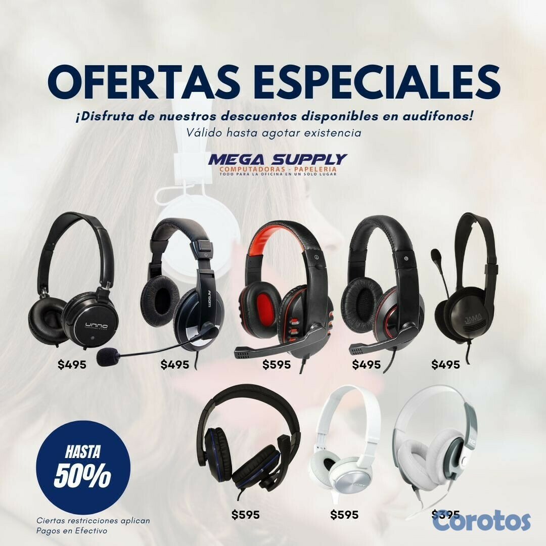 computadoras y laptops - AUDIFONOS CON MICROFONOS USB Y DE PLUG 