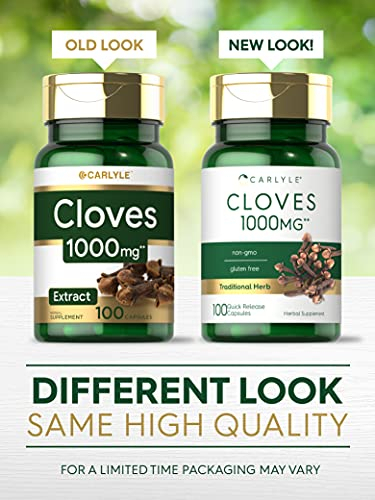 Salud y Equipamiento Médico - Suplemento De Clavo 1000mg 100cap Carlyle 2