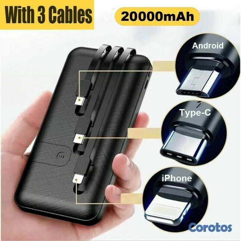 computadoras y laptops - CARGADOR MOVIL  (POWER BANK), BACKUP BATTERY, 20,000MAH, USB OUTPUT