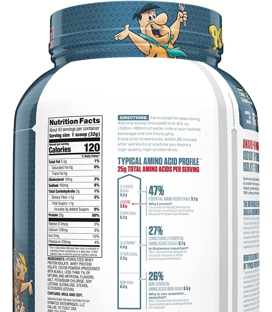 Salud y Equipamiento Médico - Proteina Iso 100 Cacao 3 Lb 1