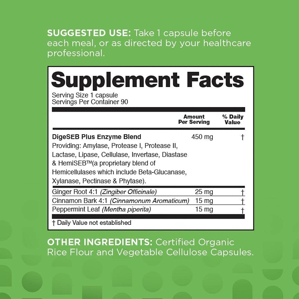 Salud y Equipamiento Médico - Enzimas Digestivas 450mg Nbpure 1