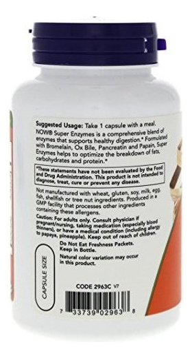 Salud y Equipamiento Médico - Alimentos Super Enzimas - 90 Capsulas 5