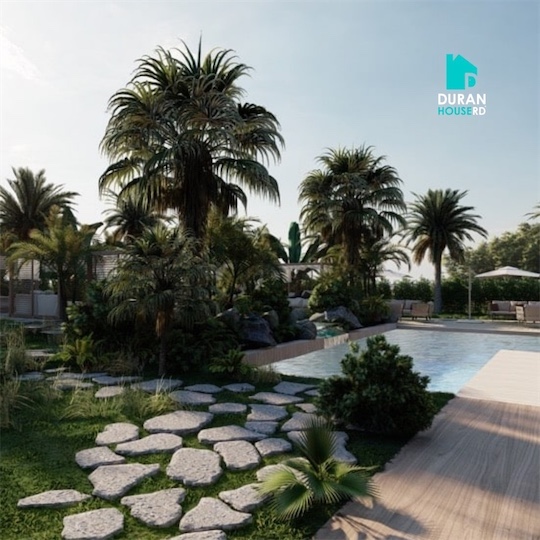 casas vacacionales y villas - Venta de villas con piscina en bávaro Punta cana entrega diciembre 2025 1