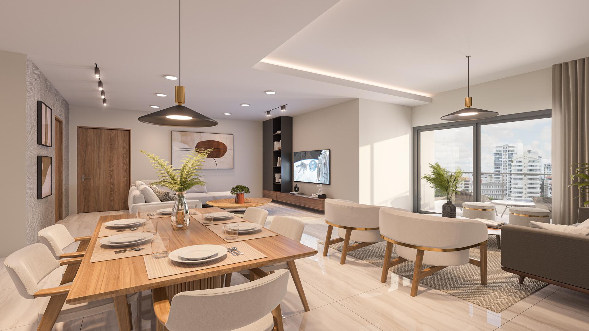 apartamentos - Ventas de Aptos en Torre de Lujo en Los Cacicazgos 3