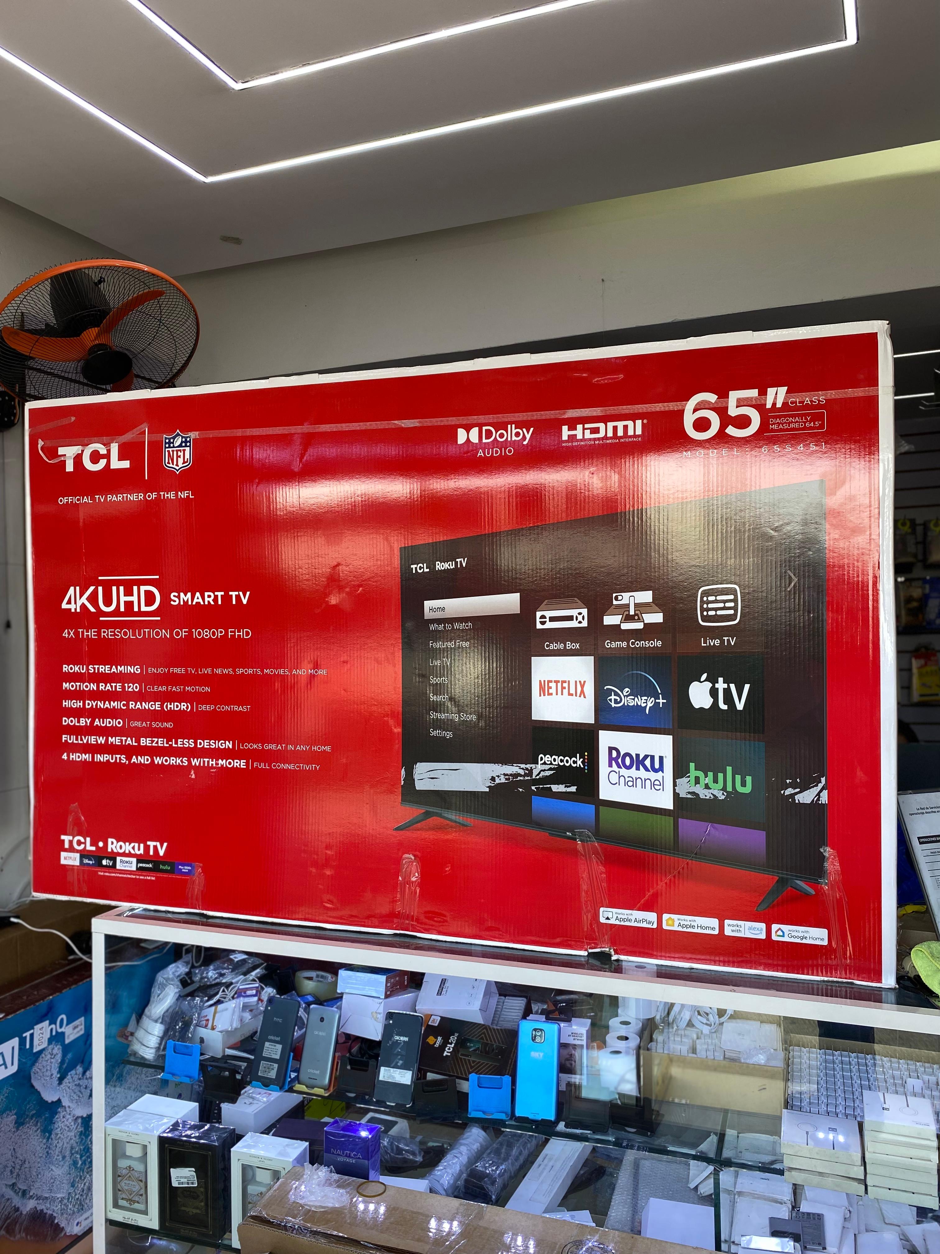 tv - TCL 65” Class S4 (65S451) 4K UHD HDR Smart TV with