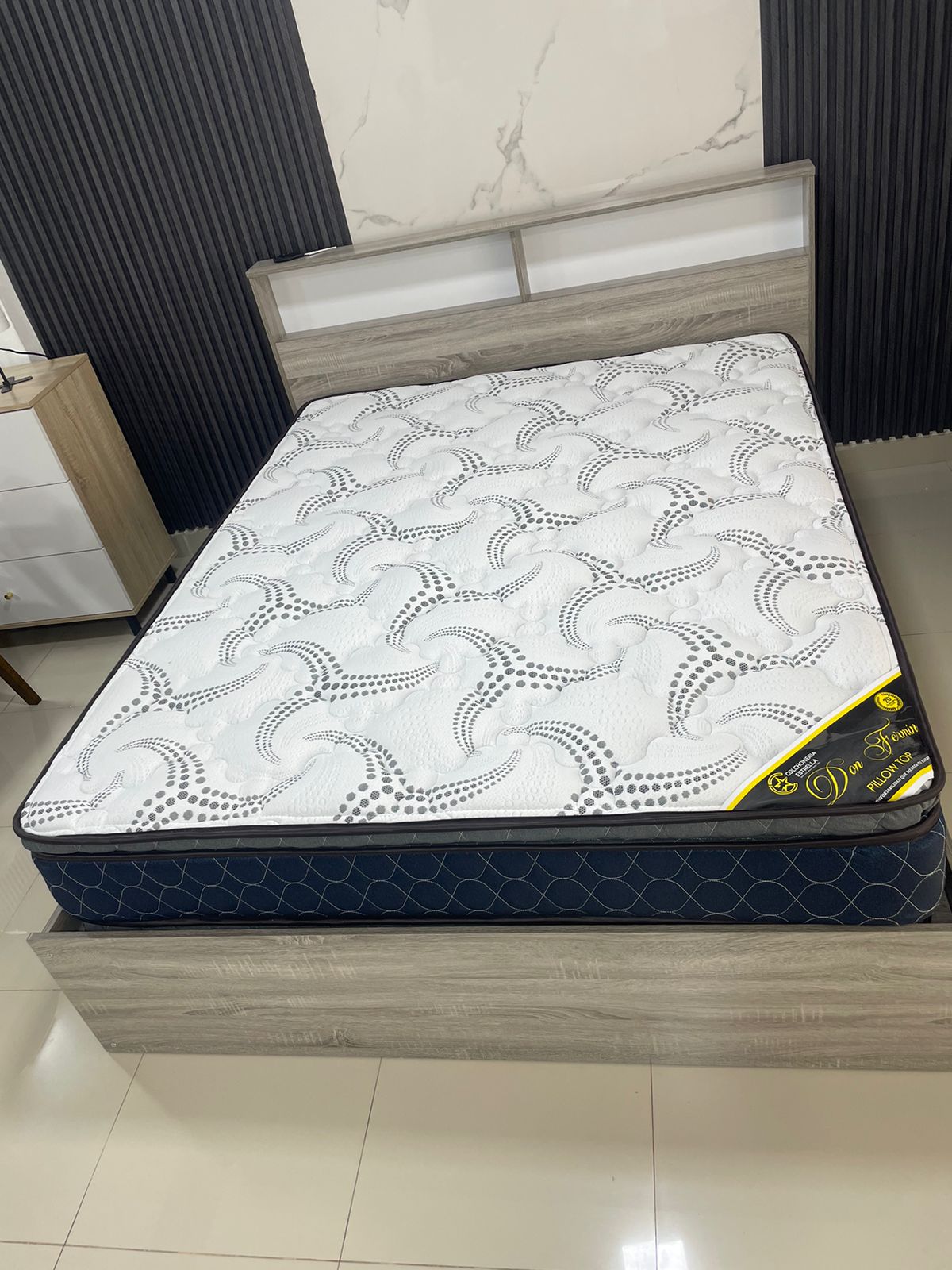 muebles y colchones - COLCHON DOBLE PILLOW DON FERMIN QUEEN DE 60 0