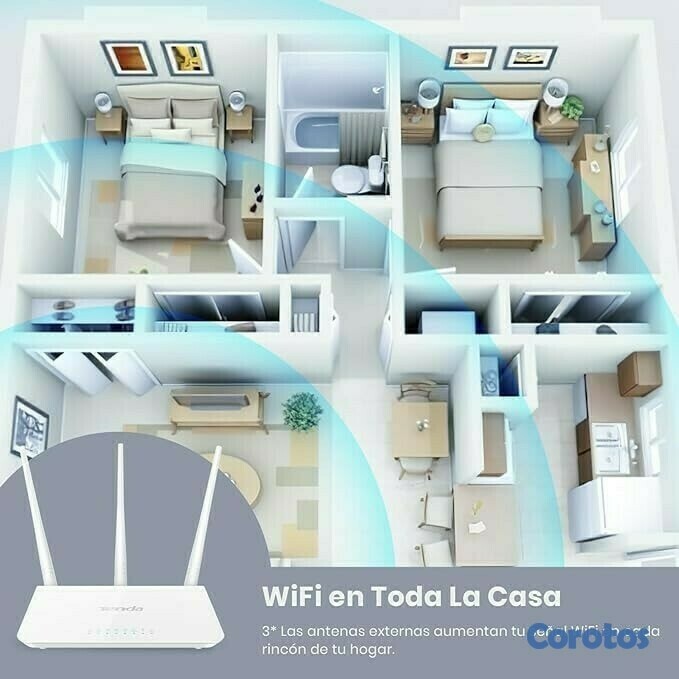 accesorios para electronica - Router Tenda F3 repetidor  5